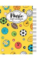 Music Sheet Notebook