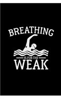 Breathing is for the weak