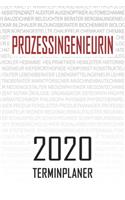 Prozessingenieurin - 2020 Terminplaner: Kalender und Organisator für Prozessingenieurin. Terminkalender, Taschenkalender, Wochenplaner, Jahresplaner, Kalender 2019 - 2020 zum Planen und Or