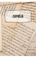 Gambia: Ruled Travel Diary Notebook or Journey Journal - Lined Trip Pocketbook for Men and Women with Lines