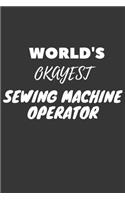 Sewing Machine Operator Notebook
