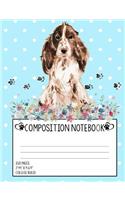 Cocker Spaniel Composition Notebook: College Ruled Composition Notebook (7.44 x 9.69), Dog Lovers Journal