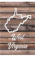 West Virginia: Blank Lined Journal for anyone that loves West Virginia, the outdoors and nature!