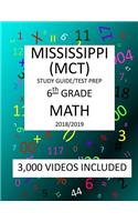 6th Grade MISSISSIPPI MCT TEST, 2019 MATH, Test Prep
