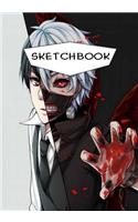 Sketchbook: Anime cartoon 62: 100 Pages of 7 x 10 Blank Paper for Drawing (Sketchbooks)