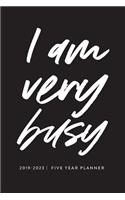 I Am Very Busy, Five Year Planner 2019-2023