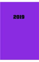 Kalender 2019 - A5 - Blauviolett