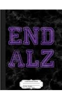 Alzheimer's Awareness Composition Notebook: College Ruled 93/4 X 71/2 100 Sheets 200 Pages for Writing