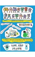 Kindergarten Workbook (Cut and paste Monster Factory - Volume 3)