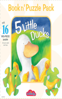 5 Little Ducks Book N' Puzzle Pack