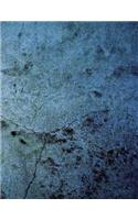 Notebook: 8.5 X 11 202 Lined Pages Cracked Stone Wall Notebook
