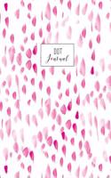 Dot Journal: Large Dotted Notebook, 8.5 x 11, Minimalist Pink Watercolor(Dot Planner)