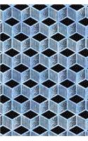 Journal Notebook Cubes Pattern 10