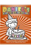 Daniel's Birthday Coloring Book Kids Personalized Books