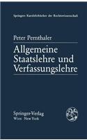 Allgemeine Staatslehre Und Verfassungslehre: (Springers Kurzlehrb Cher Der Rechtswissenschaft)