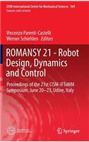 Romansy 21 - Robot Design, Dynamics and Control