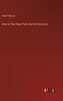 How to See New York and its Environs