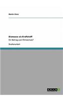 Biomasse als Kraftstoff