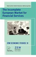 Incomplete European Market for Financial Services