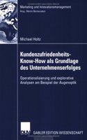 Kundenzufriedenheits-Know-How als Grundlage des Unternehmenserfolges