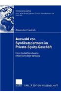 Auswahl Von Syndikatspartnern Im Private-Equity-Geschäft
