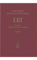 Lessico Etimologico Italiano. Band 10 (X)