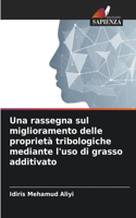 Una rassegna sul miglioramento delle proprietà tribologiche mediante l'uso di grasso additivato