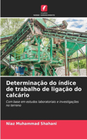 Determinação do índice de trabalho de ligação do calcário