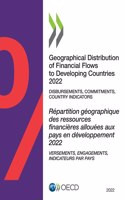 Geographical distribution of financial flows to developing countries 2022