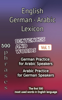 English German Arabic Lexicon - Volume 1