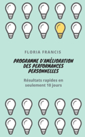 Programme d'amélioration des performances personnelles
