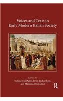 Voices and Texts in Early Modern Italian Society