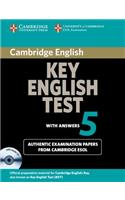 Cambridge Key English Test 5 Self Study Pack: Official Examination Papers from University of Cambridge ESOL Examinations