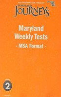 Hmh Journeys Maryland: Weekly Test Consumable LV 2: Weekly Test Consumable LV 2