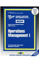 Operations Management I: Passbooks Study Guide