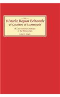 Historia Regum Britannie Of Geoffrey Of Monmouth III