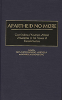 Apartheid No More
