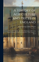 History of Agriculture and Prices in England