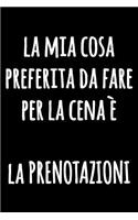 La Mia Cosa Preferita da Fare per la Cena è la PRENOTAZIONI