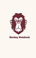 Monkey - Blank Lined Notebook