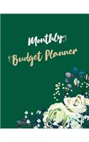 Monthly Budget Planner: Monthly Financial Budget Planner and Organizer - Expense Tracker and Household Bills Spending Plus Savings Record WorkBook