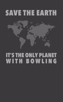 Notizbuch für Bowlingspieler