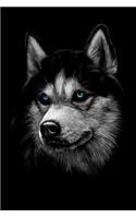 Husky Notebook: 148 pages 6 x 9 lined composition notebook/diary/note book - For Husky Fans, Owners and Breeders