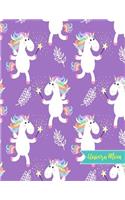 Unicorn Mom: Blank Draw and Write Journal, NotePad, Sketch Book, Diary and Illustration Notebook - Perfect Gift for Mother's Day, Birthday, Christmas for Moms, M