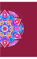 Blank Diary book: 6 x 9, 100 Pages, Unique Mandala Designs for Cover, Blank book, Recipe, Planner, Journal to Write in Classic Notebook Ruled Diary for Men Women Writ