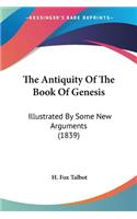 Antiquity Of The Book Of Genesis