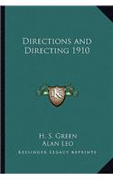 Directions and Directing 1910
