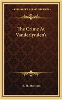 Crime At Vanderlynden's