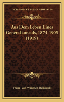 Aus Dem Leben Eines Generalkonsuls, 1874-1905 (1919)