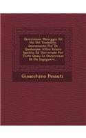 Descrizione Maneggio Ed Usi del Teodolito, Istrumento Piu' Di Qualunque Altro Sicuro Spedito Ed Universale Per Tutte Quasi Le Occorrenze Di Un Ingegnere...